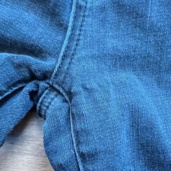 Pacsun High-Rise Ankle Jegging Size 24 Charcoal Black/Dark Gray Distressed - Picture 11 of 11